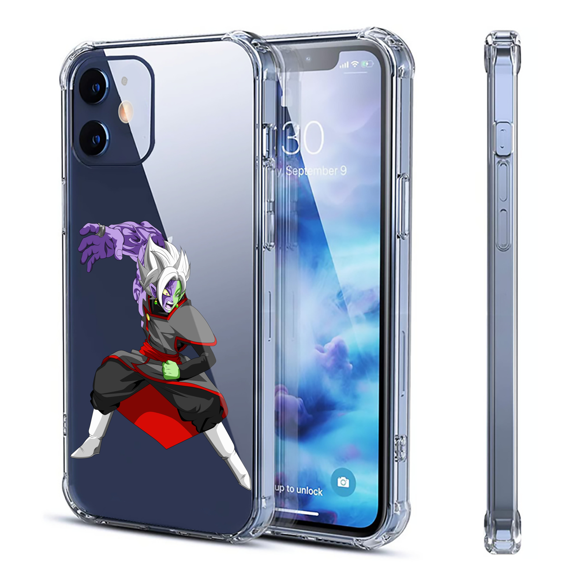 （画像用） ドラゴンボール ベジット DRAGON BALL Vegetto 【iPhone 12シリーズ対応】透明スマホケース（クリアソフトケース）